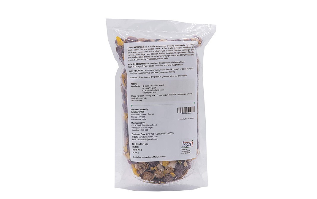 Taru Gluten Free Millet Muesli    Pack  150 grams